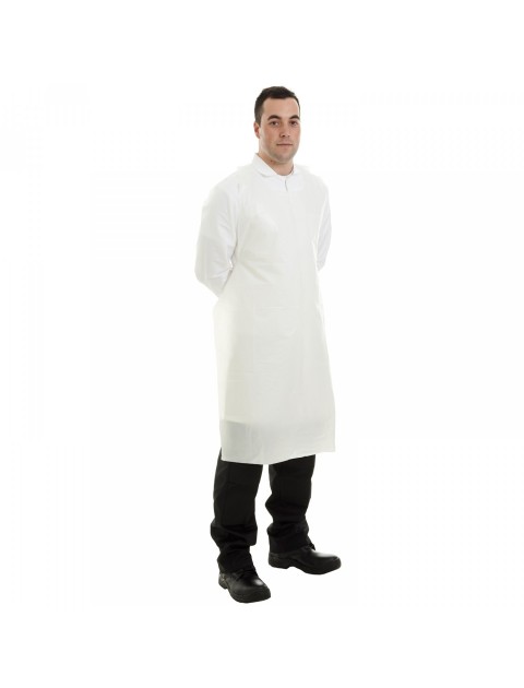 Disposable Aprons On-A-Roll - White - Case 5 x 200 Clothing